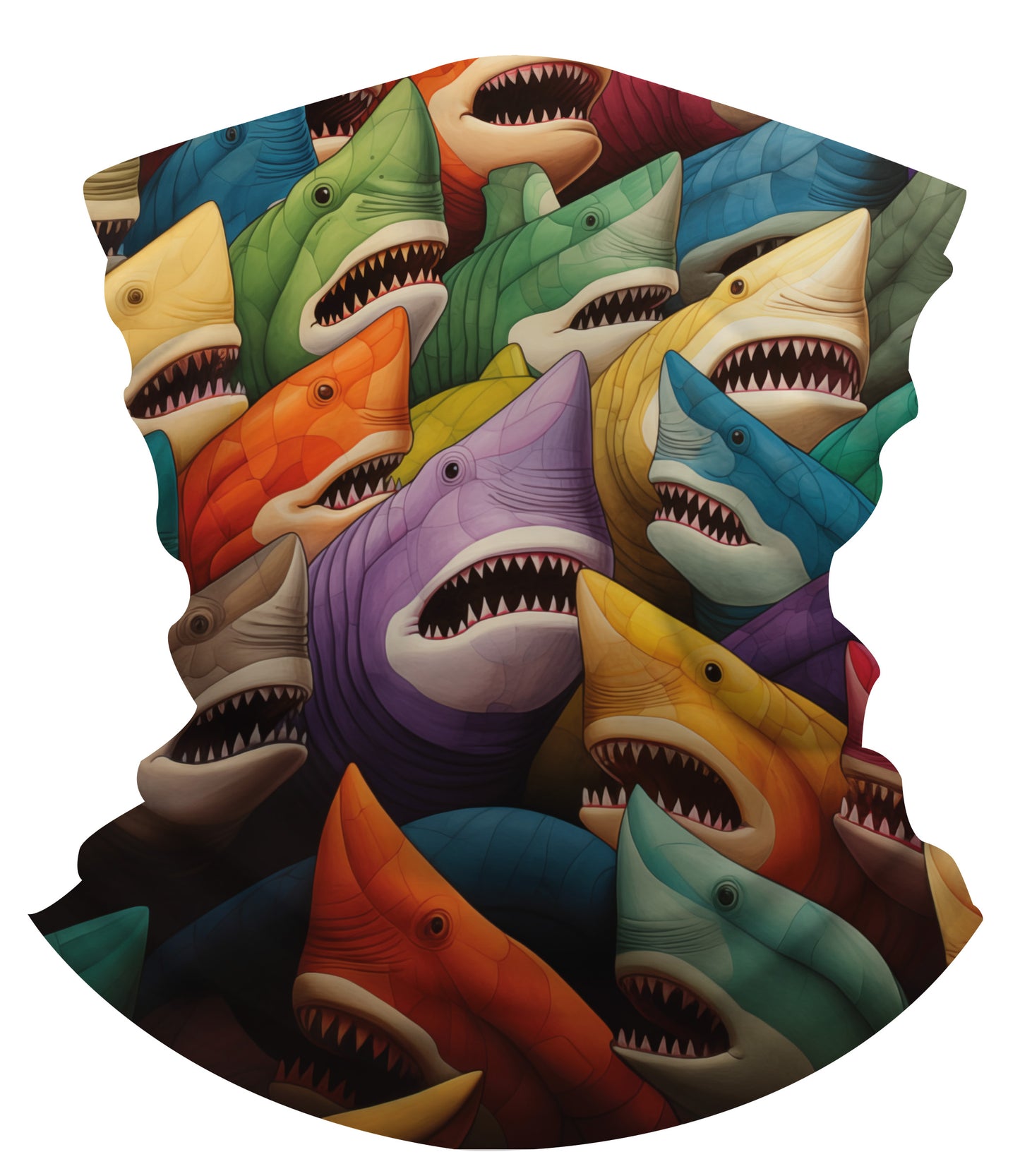 Tour de cou micropolaire - Arc en Shark
