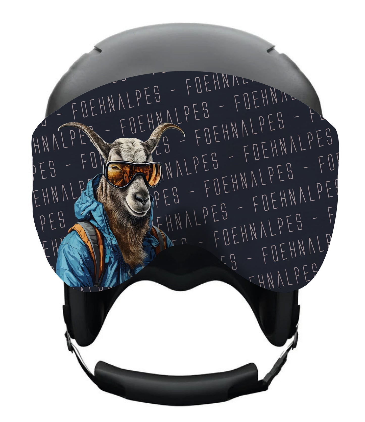 Chausson pour visière intégrée au casque de ski - Le Bouc